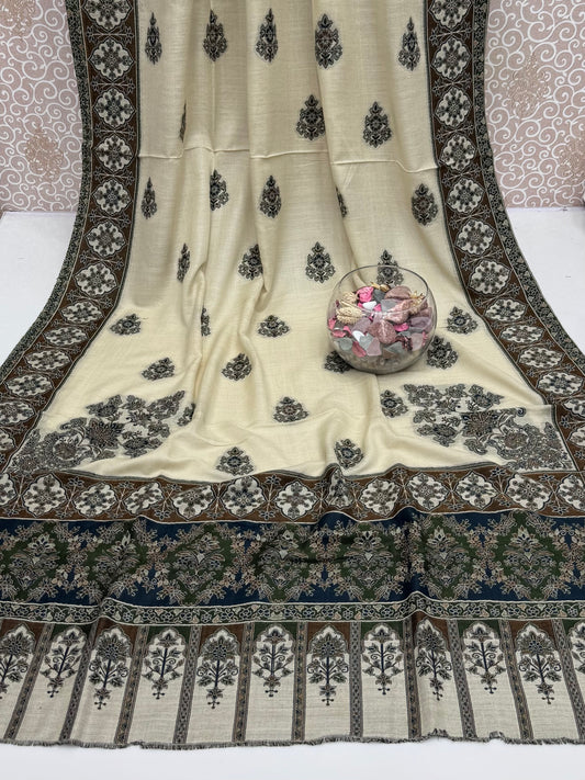 Acrylic Wool Kani Shawls π