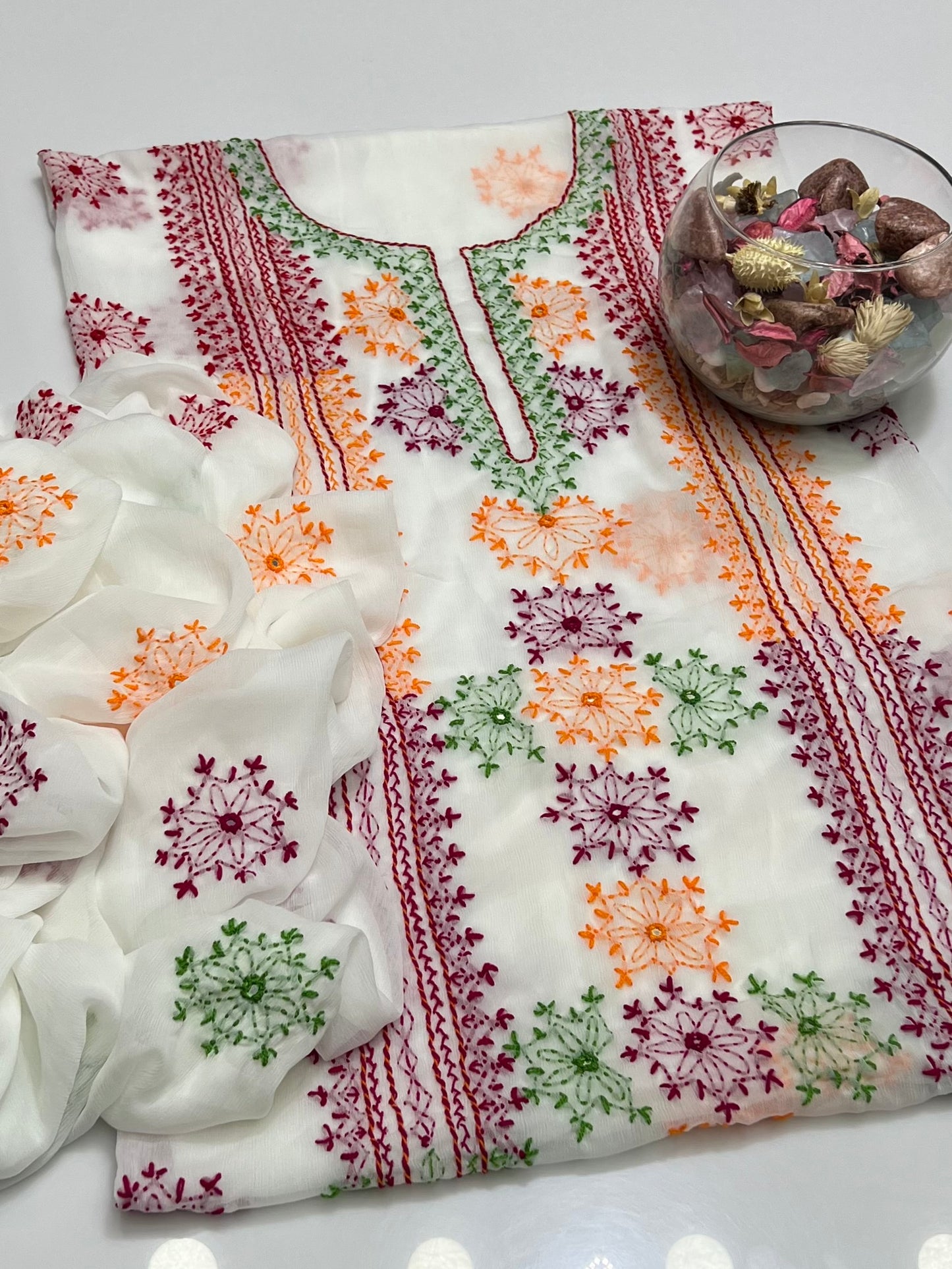 Afghani Tanka With Mirror Work On Shifoon 2pc Dress 👗