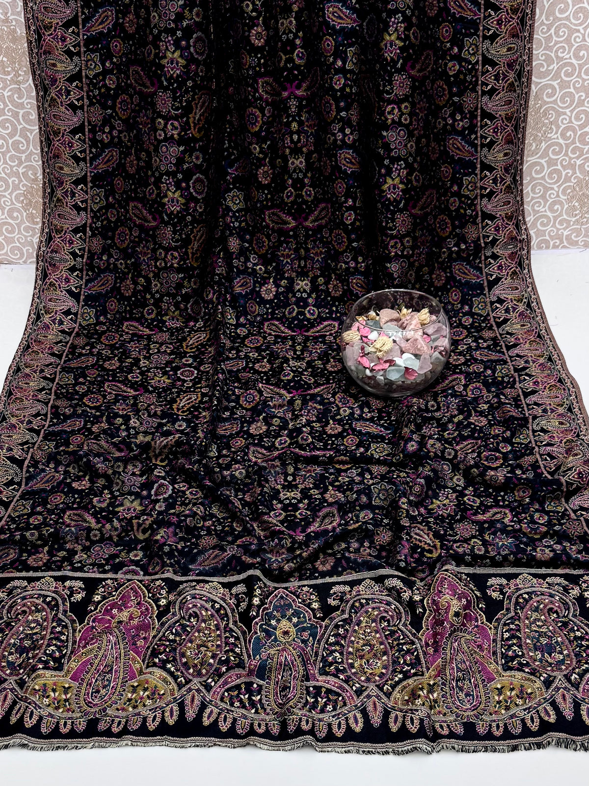 Acrylic Wool Kani Shawls 😍
