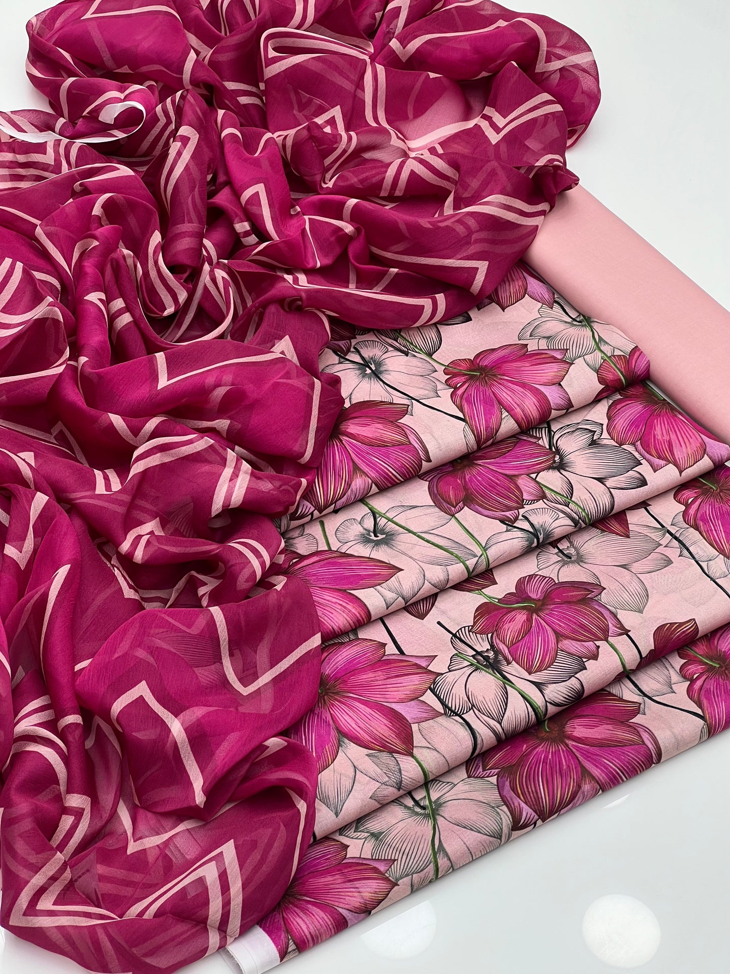 Khushboo Digital Print 3pc Dress