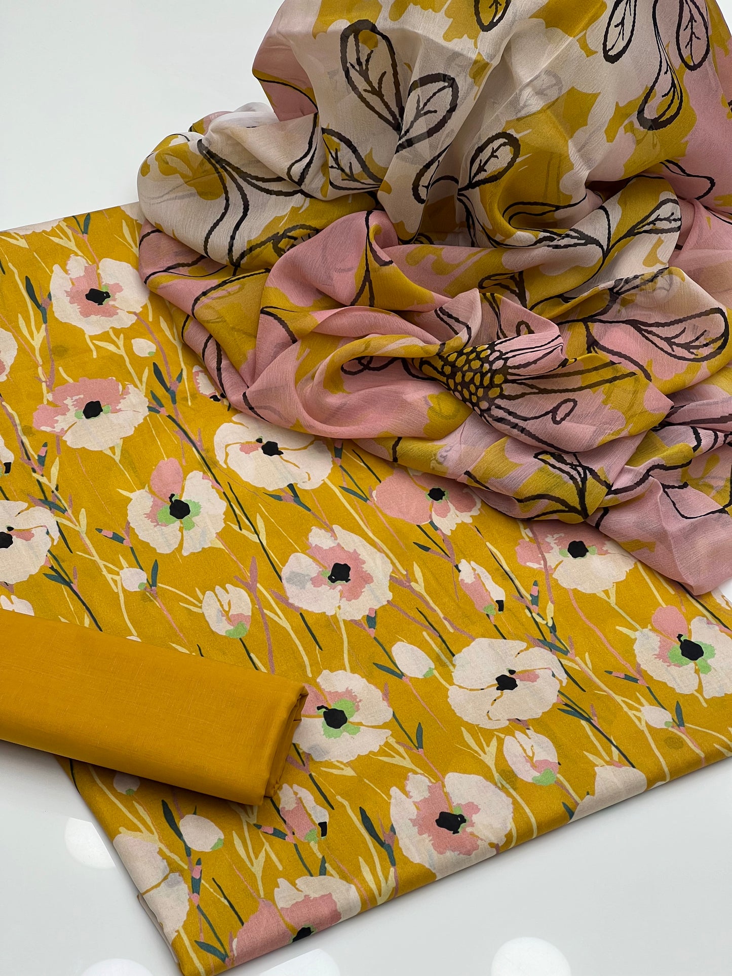 Khushboo Digital Print 3pc Dress