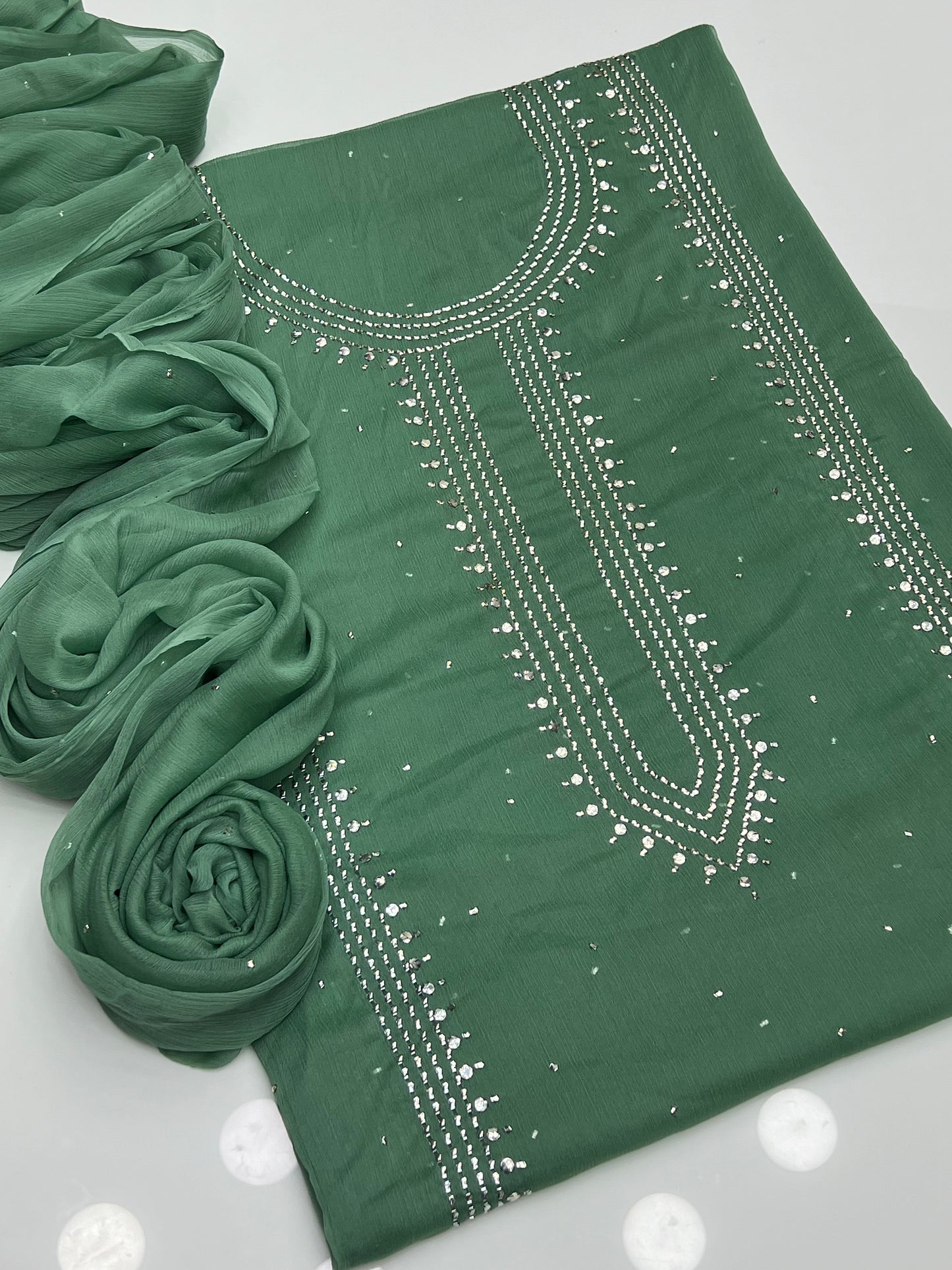 Kurta Mukesh On Soft Krinkle Shifoon 😍