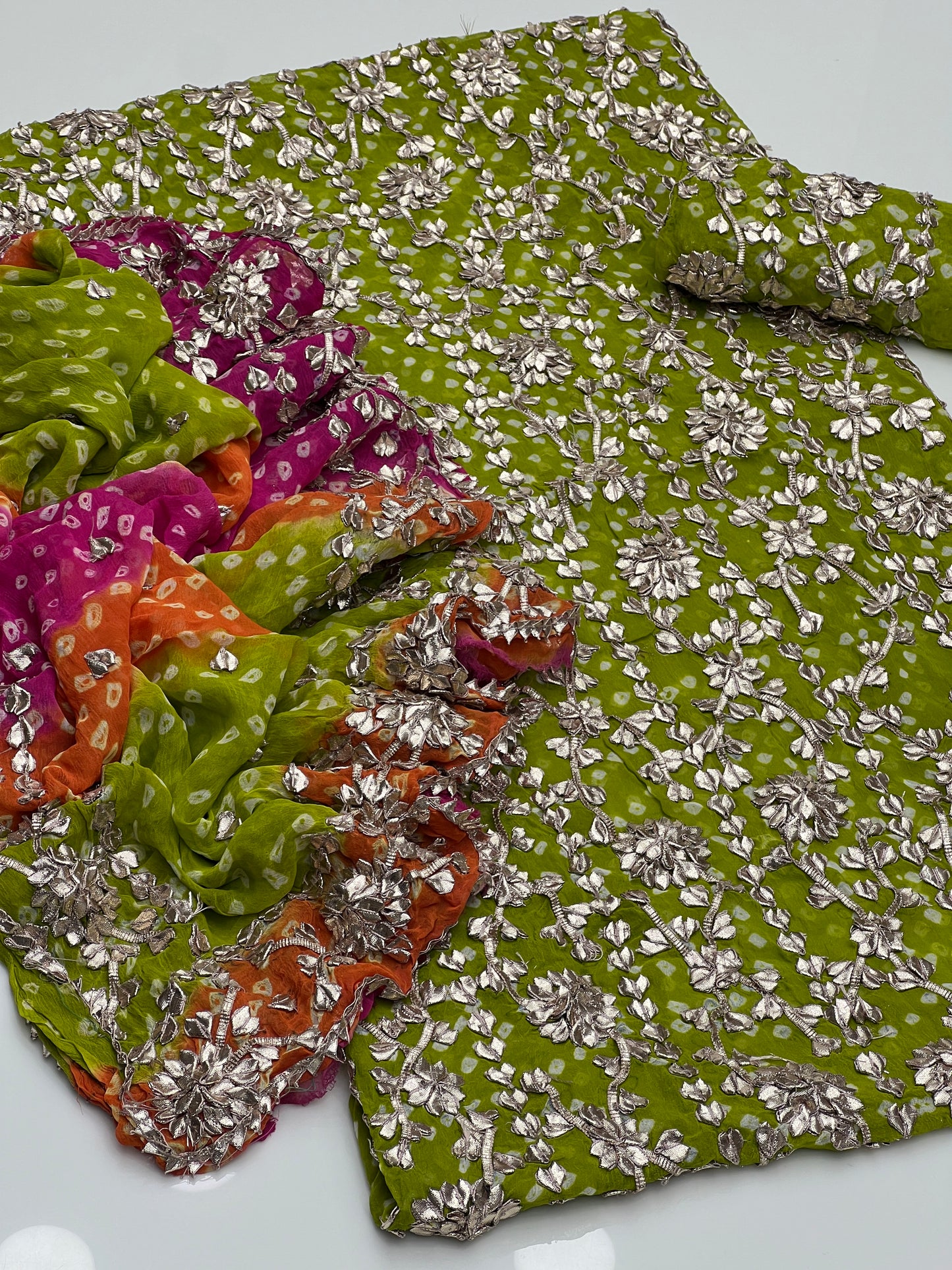 Chunri Lcd Gotta Work On Bamber Shifoon 2pc Dress 👗