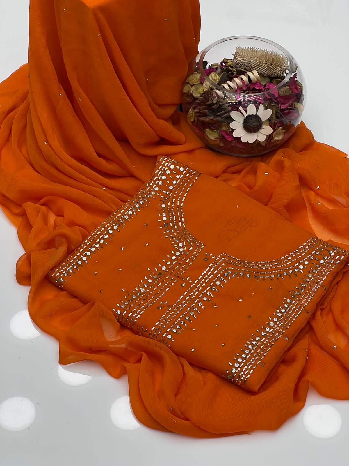 Kurta Mukesh On Soft Krinkle Shifoon 😍