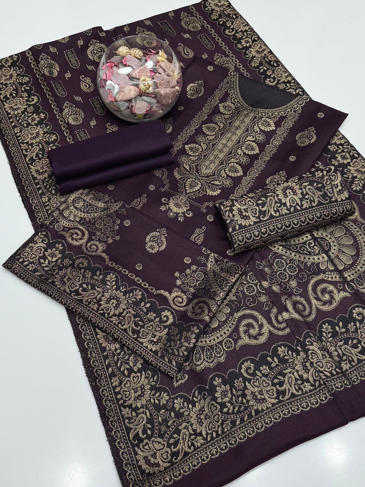 Winter Pashmina Jacquard 3pc Collection 😍