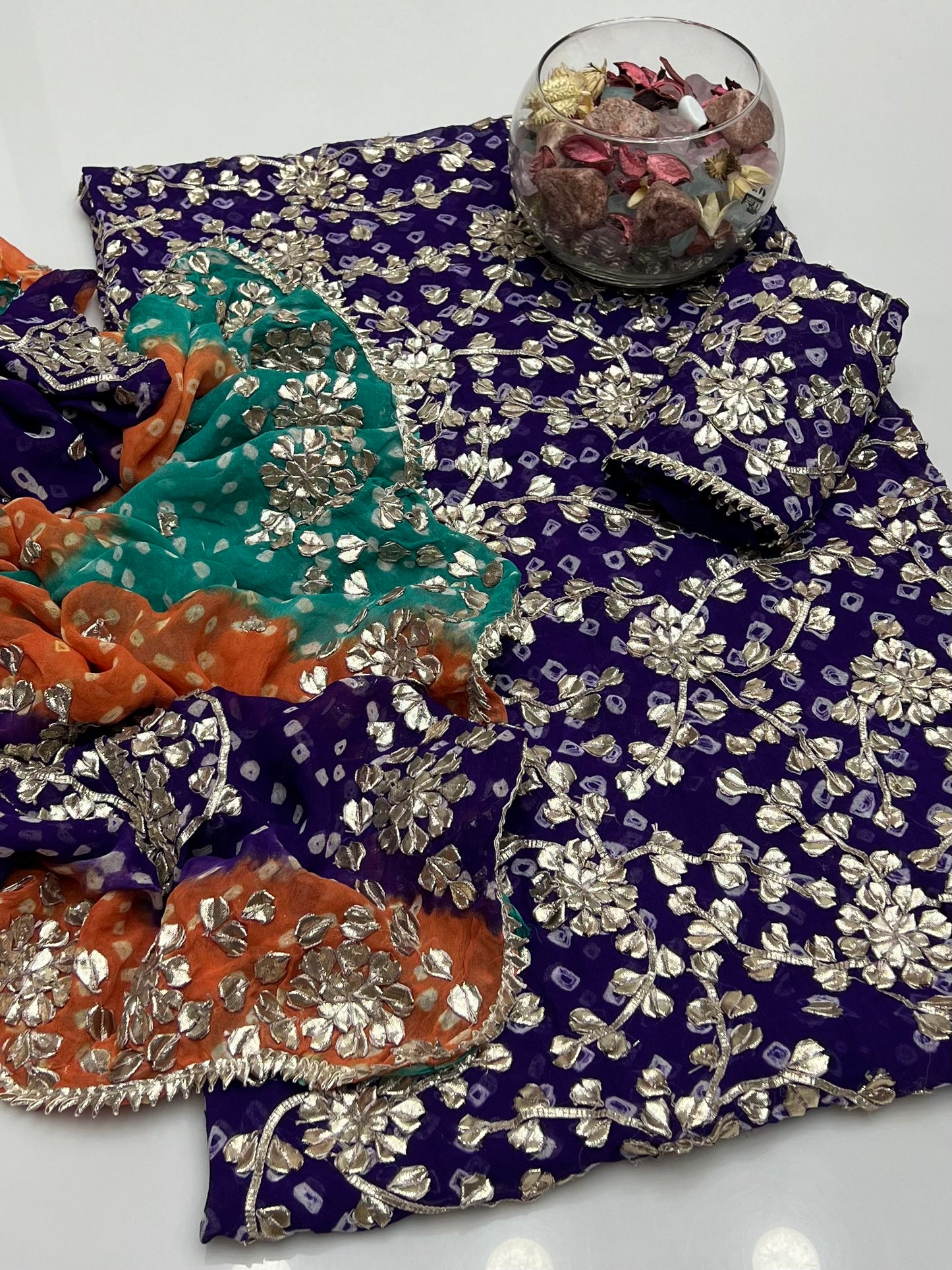 Chunri Lcd Gotta Work On Bamber Shifoon 2pc Dress 👗