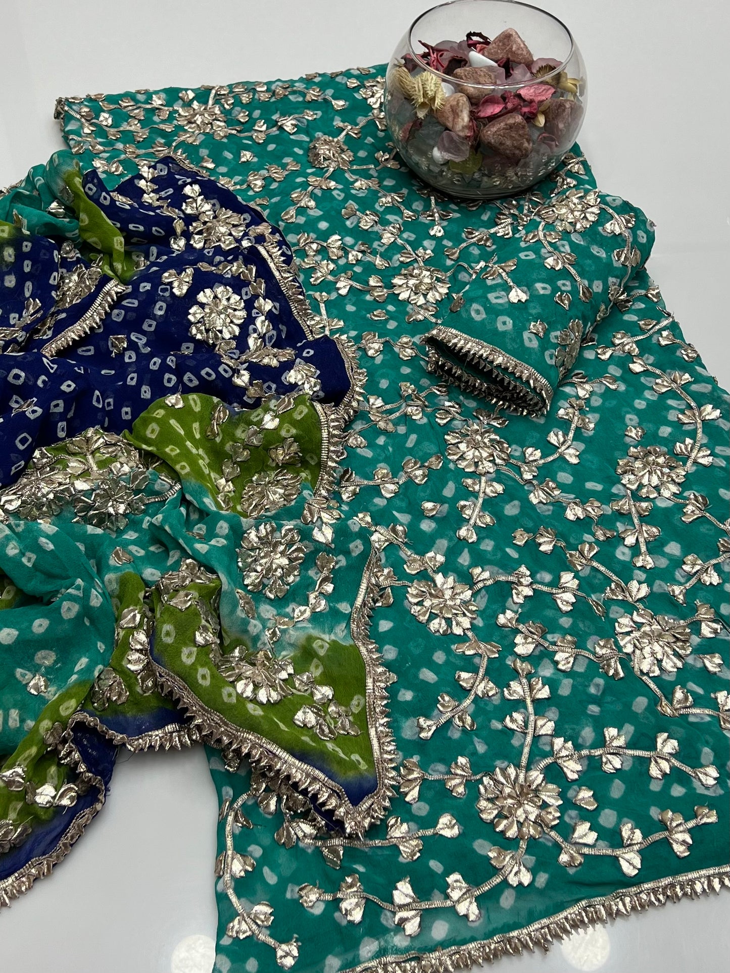 Chunri Lcd Gotta Work On Bamber Shifoon 2pc Dress 👗