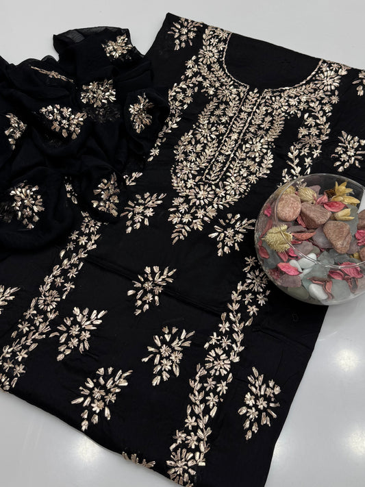 Handmade Lcd Gotta Work On Pure Lawn 3pc Dress 👗