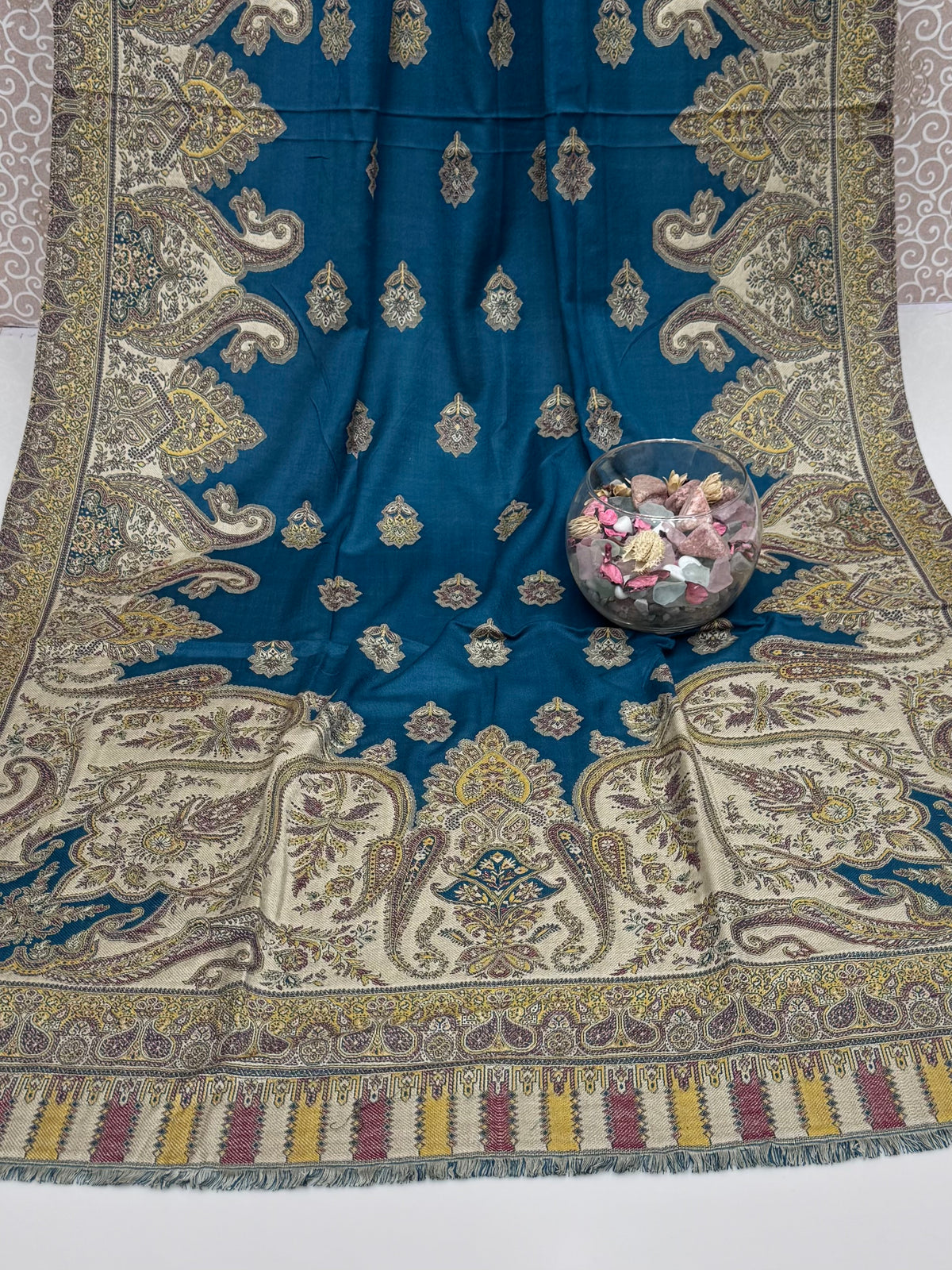 Acrylic Wool Kani Shawls 😍